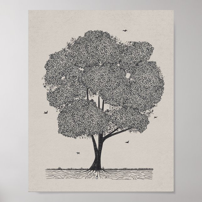 Póster Parable de la semilla de mostaza - Reino del Cielo (Frente)