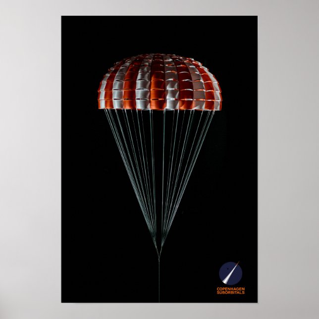 Póster Paracaídas de Copenhague (Frente)