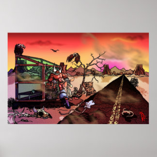 Póster Parada de autobús de Hell's