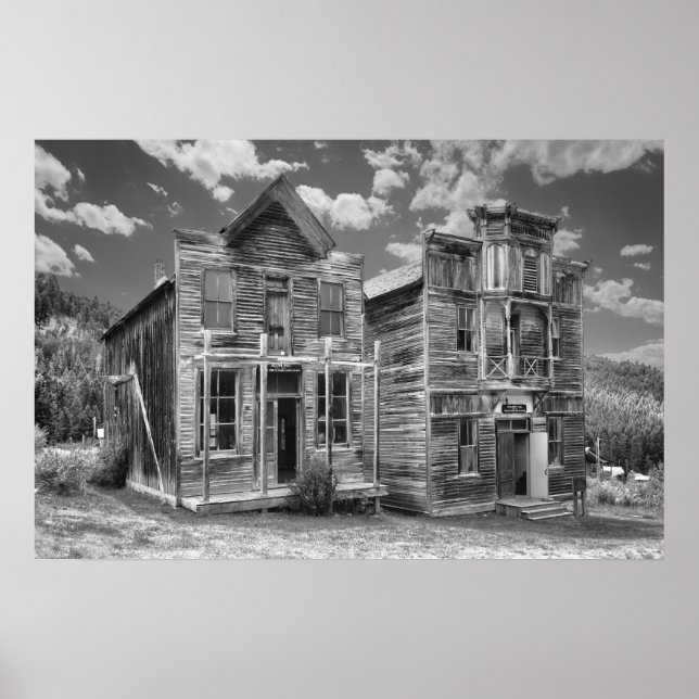 Póster Paradas públicas de Elkhorn Ghost Town - Montana (Frente)