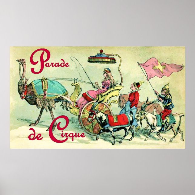 Póster Parade de Cirque ~ Poster de Circo Vintage (Frente)