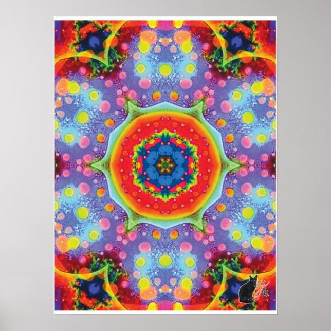 Póster Paradigm Collage cinético Kaleidoscope Poster (Frente)