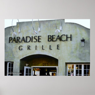 Póster Paradise Beach Grille