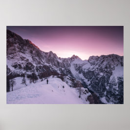 Póster Parado en tierra de invierno