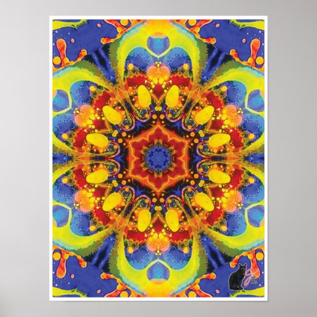 Póster Paradox Collage cinético Kaleidoscope Poster (Frente)