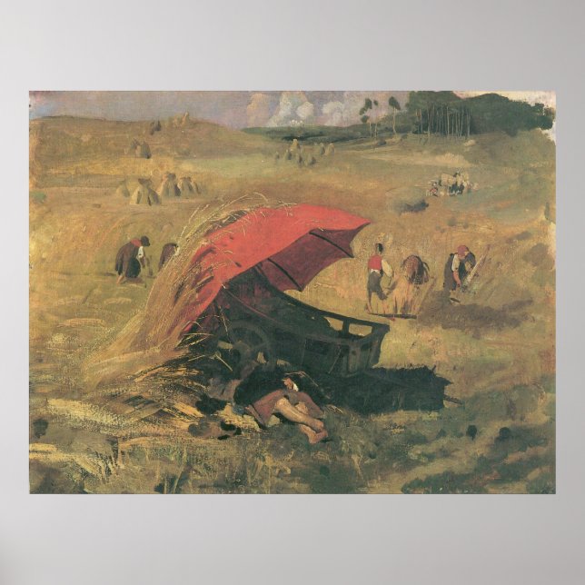 Póster Paraguas rojo (Frente)