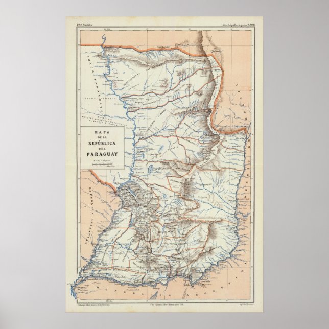 Póster Paraguay (Frente)