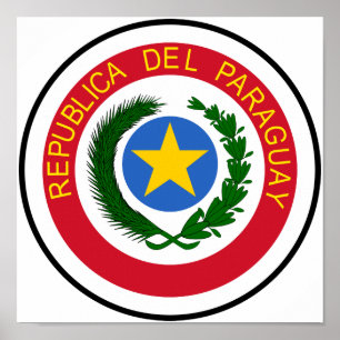 Póster Paraguay Coat of Arms