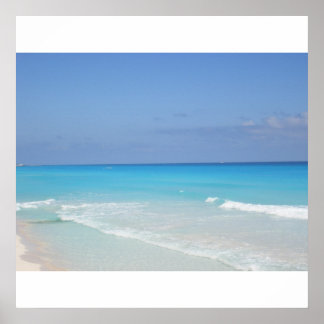 Póster Paraíso caribeño