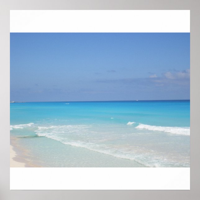 Póster Paraíso caribeño (Frente)