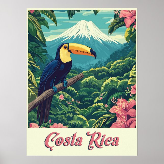 Póster Paraíso de Costa Rica (Frente)