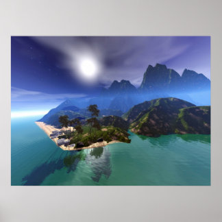 Póster Paraíso de las Islas