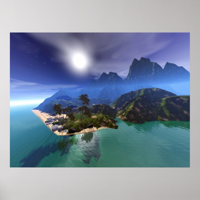 Póster Paraíso de las Islas (Frente)