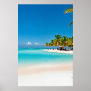Póster Paraíso de las Islas Tropicales