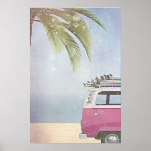Póster Paraíso de los surfistas