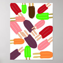 Póster Paraíso de Popsicle