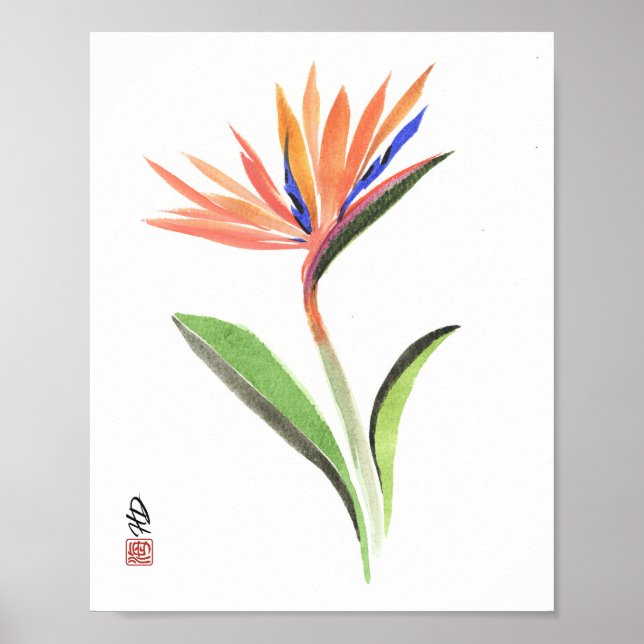Póster Paraíso en Flor (Frente)