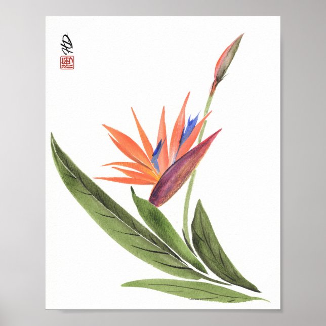 Póster Paraíso en Flor (Frente)