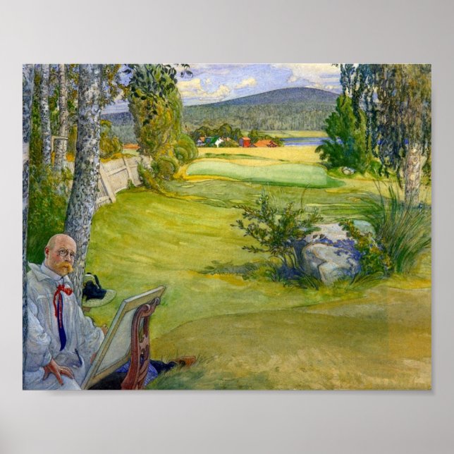 Póster Paraíso en Suecia 1910 (Frente)