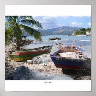 Póster Paraíso haitiano