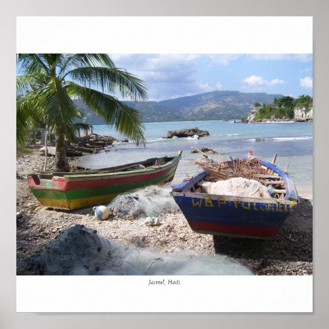 Póster Paraíso haitiano (Frente)