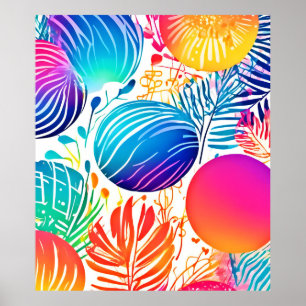 Póster Paraíso Resumen Tropical