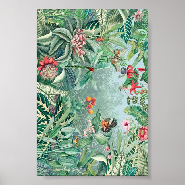 Póster Paraíso tropical (Frente)