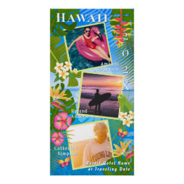 Póster Paraíso tropical Memoria de viaje Foto Mar