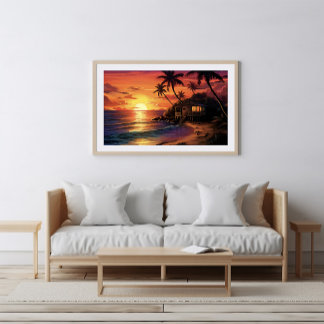 Póster Paraíso Tropical - Poster Ai