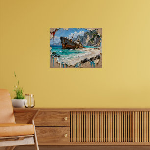 Póster Paraíso y Óxido