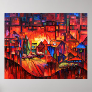 Póster Paralaje - Imprimir lienzo