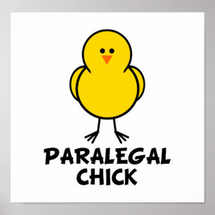 Póster Paralegal Chick