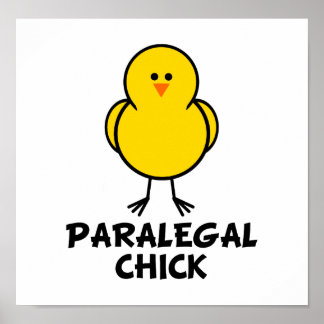 Póster Paralegal Chick