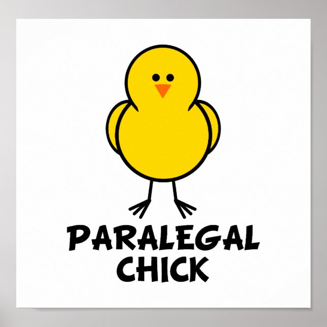 Póster Paralegal Chick (Frente)
