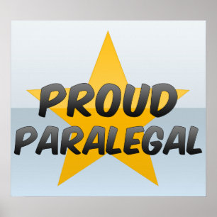 Póster Paralegal orgulloso