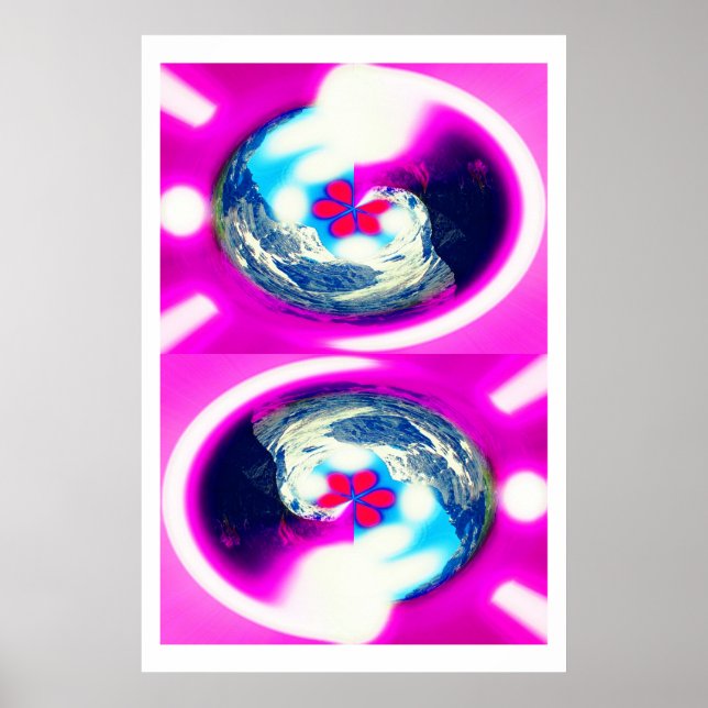 Póster Parallel worlds art poster (Frente)