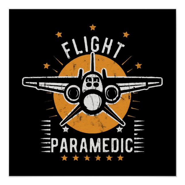 Póster Paramédico de vuelo (Anverso)