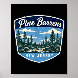 Póster Páramos de pinos nueva jersey bosque naturaleza al