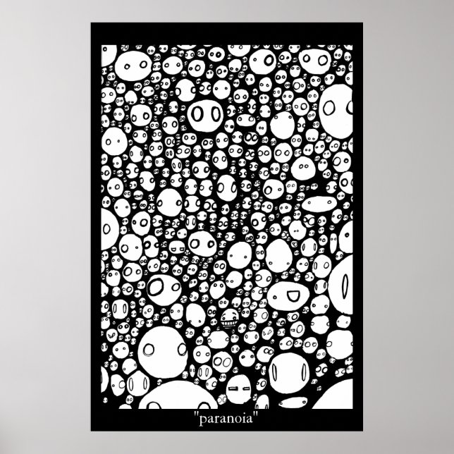 Póster paranoia (Frente)