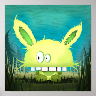 Póster "Paranoid Chomper" Print