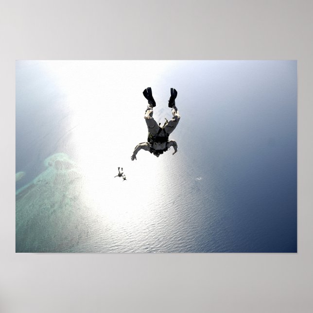 Póster Pararescudo de la Fuerza Aérea de Estados Unidos (Frente)