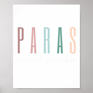 Póster Paras Hacen Posible Aplicación de Agradecimiento a