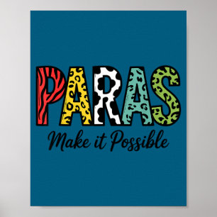 Póster Paras posibilitan educador paraprofesional