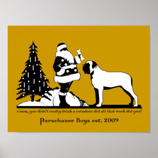 Póster Parchauser de nariz roja