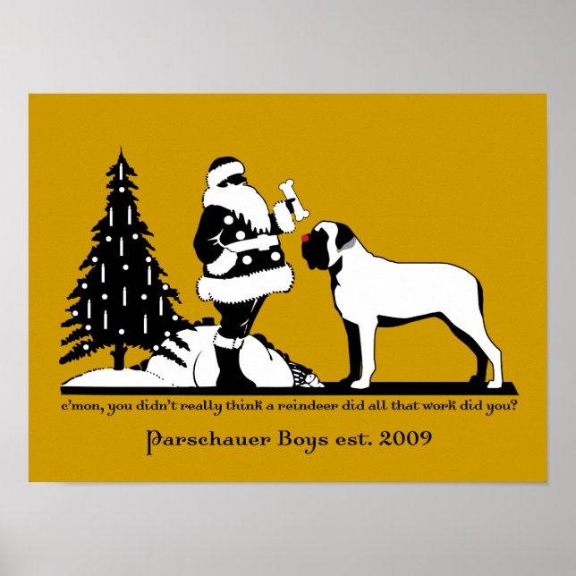 Póster Parchauser de nariz roja (Frente)