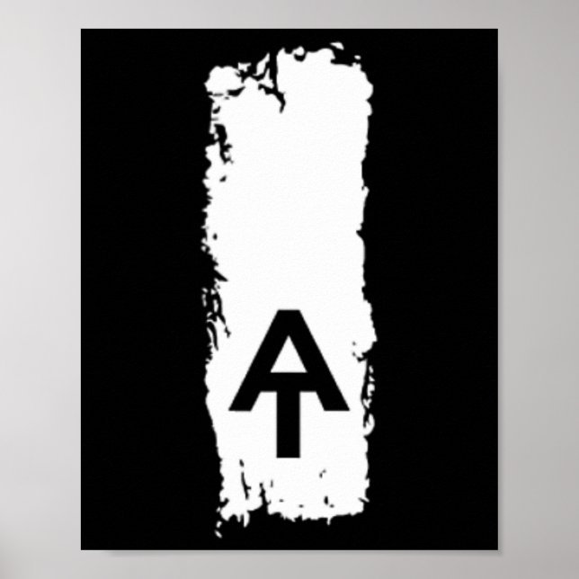 Póster Parche de bolsillo Appalachian Trail Blaze (Frente)