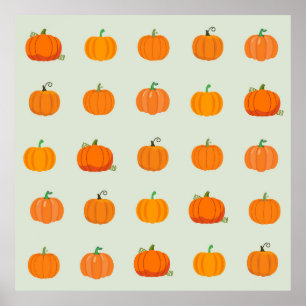 Póster Parche de calabaza