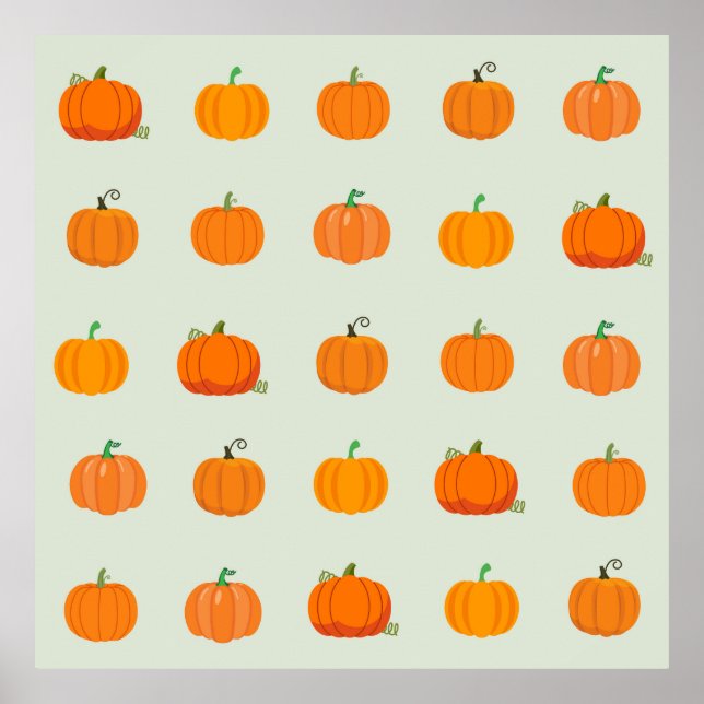 Póster Parche de calabaza (Frente)