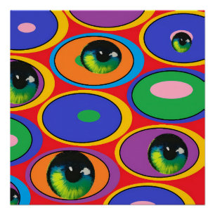 Póster Parche de globo ocular
