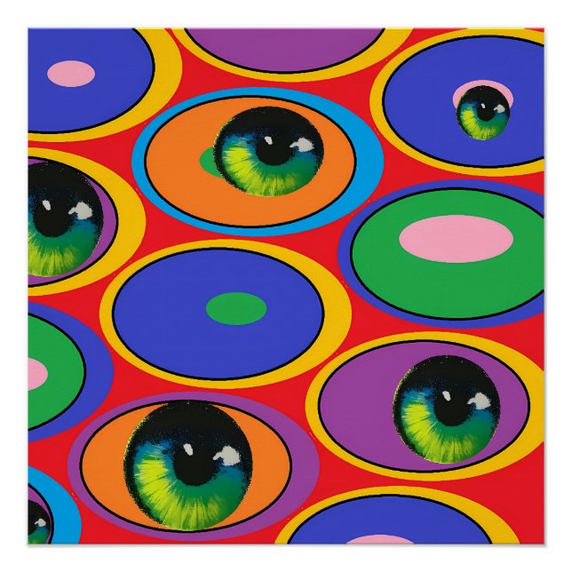 Póster Parche de globo ocular (Anverso)